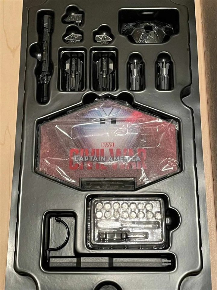 Hot Toys MMS344 D15 Diecast Capitán América Guerra Civil Máquina Mark 3 Foto 4 de 4