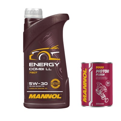 1L MANNOL Energy Combi LL 5W-30 API SN/CF Öl MN7907-1 Motorspülung Motor Flush