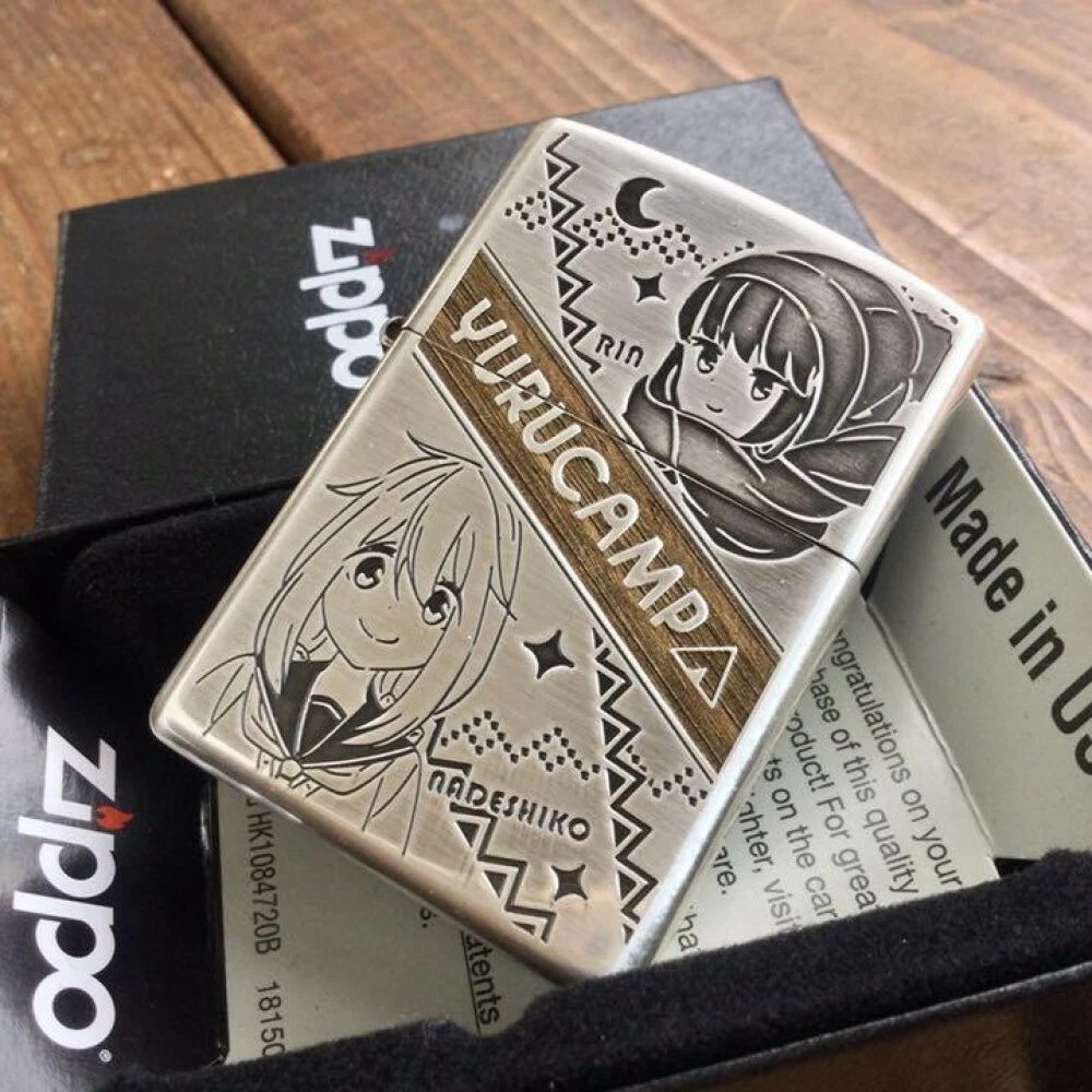 ZIPPO Oil lighter RIN & Nadeshiko Yuru Camp Japan Anime