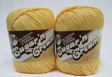 Lily Sugar 'n Cream Cotton Yarn, 2, 2 Ounce Skeins In Yellow