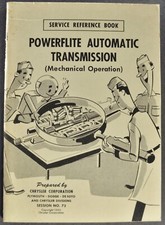1954 Chrysler Service Book Powerflite Operation Dodge Desoto Imperial Original