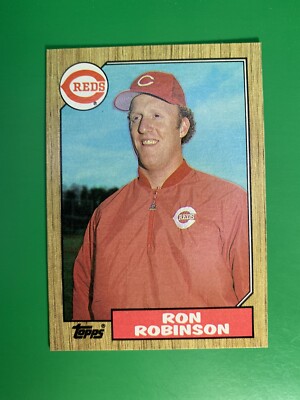 1987 Topps Ron Robinson #119 Cincinnati Reds | eBay