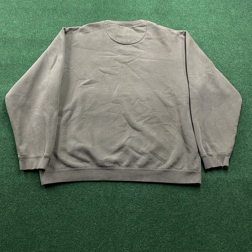 Suéter De Colección Eddie Bauer Para Hombres L Verde Oliva 90S Algodón Logo Sudadera - Imagen 3 de 8