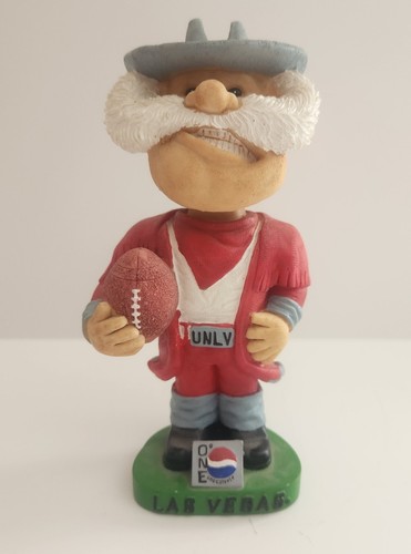 Vintage UNLV Runnin' Rebels Pepsi One Football Mascot Bobblehead Las Vegas