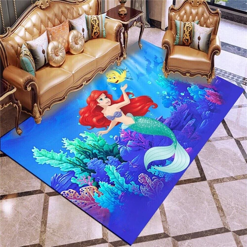 Alfombra 3D The Little Mermaid Arielle alfombra infantil alfombrilla de suelo alfombrilla de puerta - Imagen 7 de 17