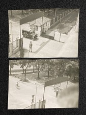 Insegna Esercito Jeep Willy Base Militare Combattimento Medico 2 Antiche Foto Snapshot Lotto