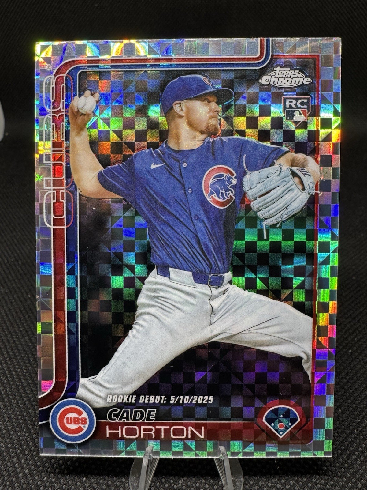 2025 Topps Chrome Update Series - Rookie Debut Cade Horton #USC102 X-Fractor