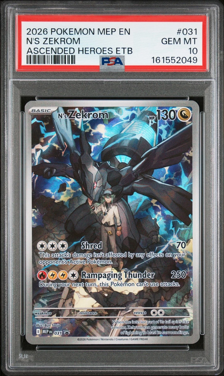 Zekrom Pokémon TCG Professional Sports Authenticator (PSA