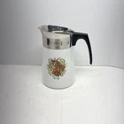 New ListingVintage Corning Spice Of Life  Cup Coffee Tea Pot DISPLAY/FLOWERS ONLY