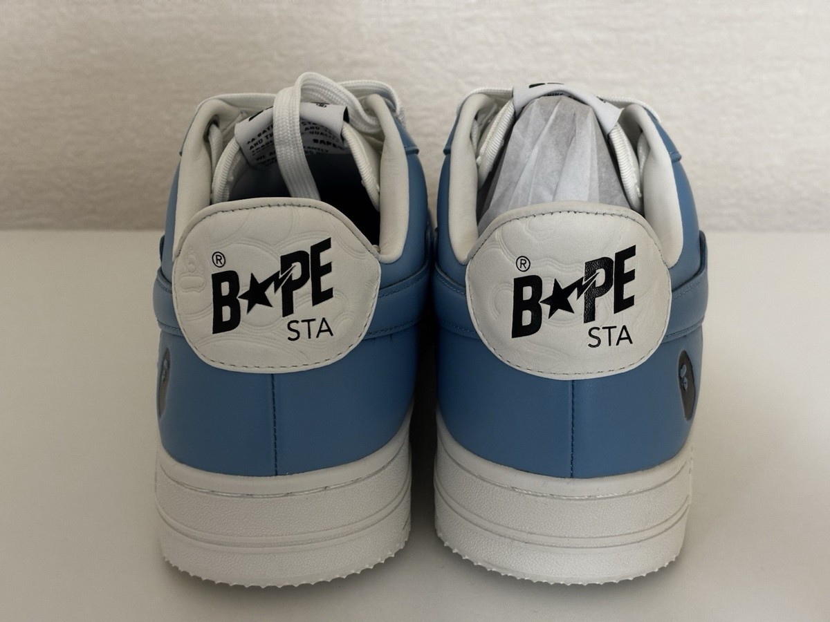 Authentic a bathing ape bape bape sta #3 men's US 10 blue new