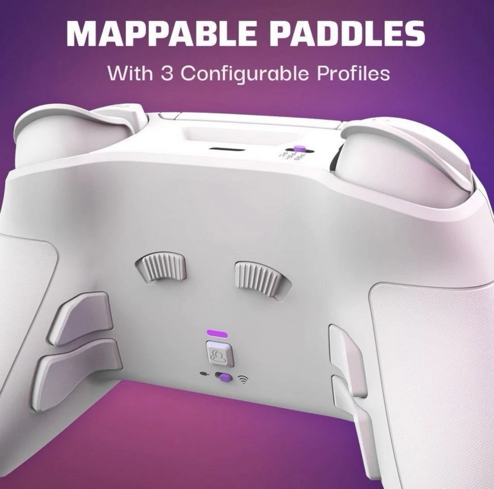 PDP Victrix Pro BFG Wireless Controller for PlayStation 5 – White - Image 3 of 4