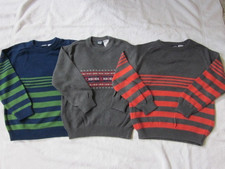 LOT OF 3 JUST MAX BOYS SWEATERS SZ 10/12 EUC