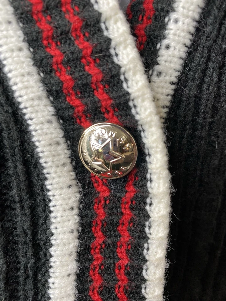 Suéter acadêmico feminino Tommy Hilfiger tamanho XL náutico Preppy Scholarly Twee - Imagem 3 de 4