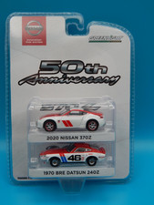 Greenlight Collectibles 1/64 50th Anniversary Nissan 370Z Datsun 240Z 2 Pack J