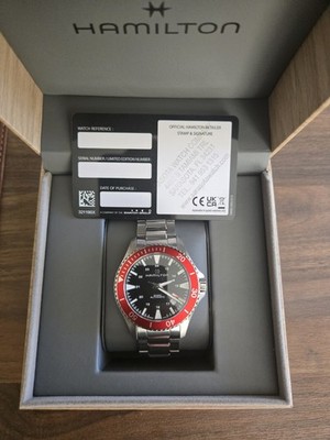 Hamilton Khaki Navy Scuba Automatic Black Dial Watch H82405130