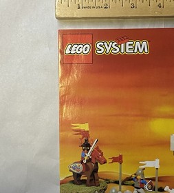 LEGO 6078 Royal Drawbridge Knights Castle Retired Instruction Manual Only 1995