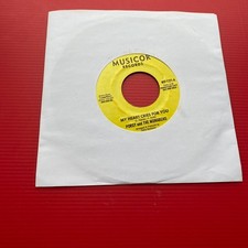 PORGY & THE MONARCHS My Heart Cries For You 1975 7" repress PROMO vinyl single