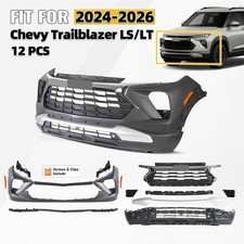 Front Bumper Cover Grille Assembly Grill Kit Set For 2024-2026 Chevy Trailblazer