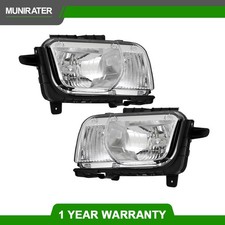 Pair Headlights For Chevy Camaro 2010-2013 Halogen Driverpassenger Chrome Lamp Pair Headlights For Chevy Camaro 2010-2013 Halogen Driverpassenger Chrome Lamp