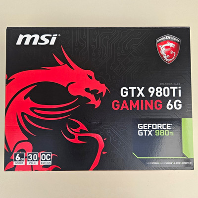 MSI GeForce GTX 980 Ti GAMING 6G 6GB GDDR5 PCIe 3.0 DX12 G-SYNC OVP