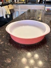 Vintage Pyrex- #221 8" Round Baking Casserole Dish Deep Pie Pan Desert