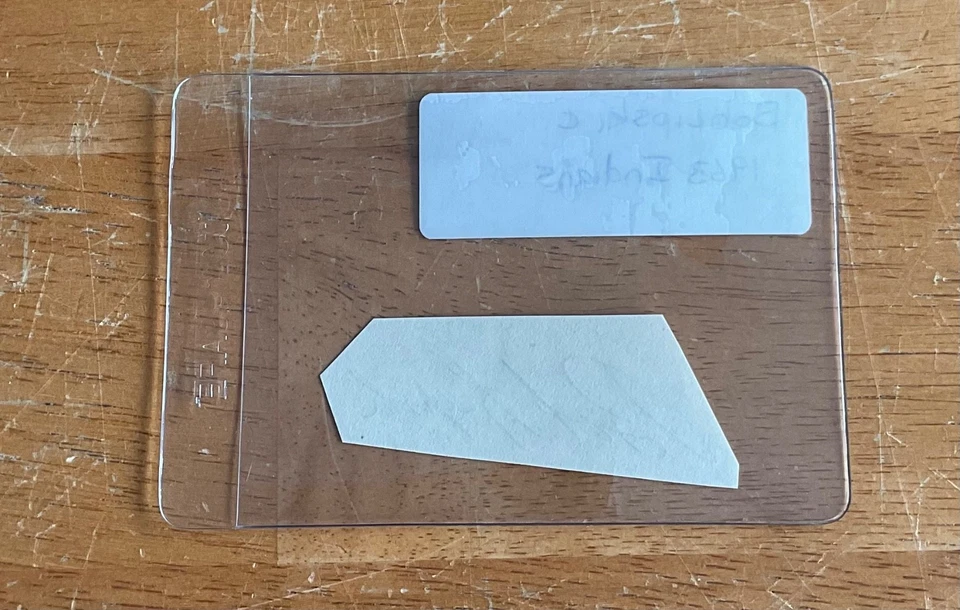 Bob Lipski 1963 Cleveland Indians Signed Autograph Album Page Cut Sig - Image 2 of 2