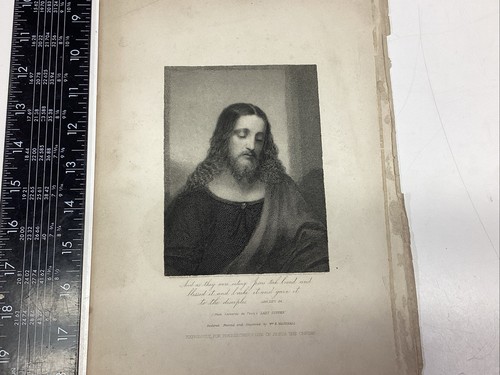 P1-6 Art Paper Etching Print PHOTO ENGRAVED 1868 JB FORD CO WE MARSHAL VINCI OLD - Picture 13 of 15