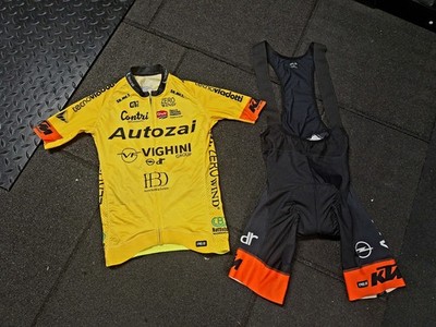 Orig ALÉ Cycling Team Autozai Petrucci Verona Italia Set Maglia ciclismo Rara