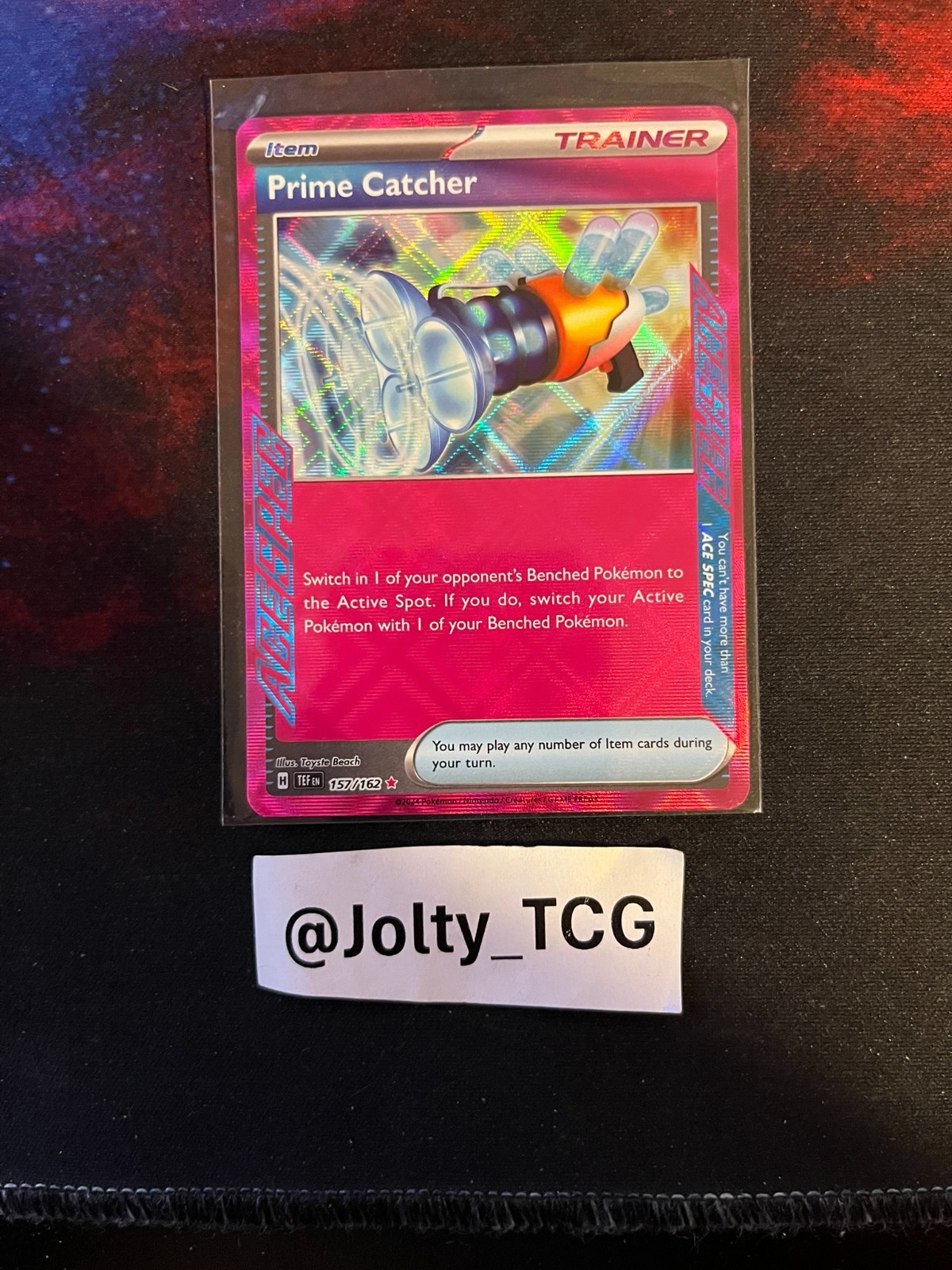 Pokemon TCG Temporal Forces Prime Catcher 157/162