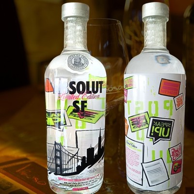 Absolut Vodka SF San Francisco limited 40% Schweden 750 ml