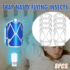8 Pack Flying Insect Trap Refills Compatible for ZEVO-Indoor Fruit Fly Insect US