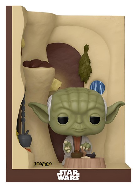 Gw52D4 Star Wars Pop! Nooks Vinyl Figur Yoda's Hutt 9 Cm Neu & Ovp-image