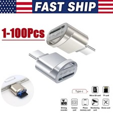 TypeC To Micro SD TF Card Reader OTG USB Adapter Converter For Samsung Phone Lot