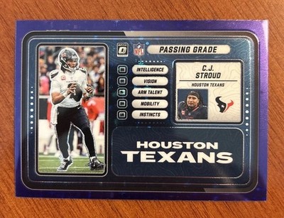 2025 Optic FOTL C.J. Stroud Passing Grade Purple Stars /25 #9 Houston Texans SSP | eBay 2025 Optic FOTL C.J. Stroud Passing Grade Purple Stars /25 #9 Houston Texans SSP | eBay