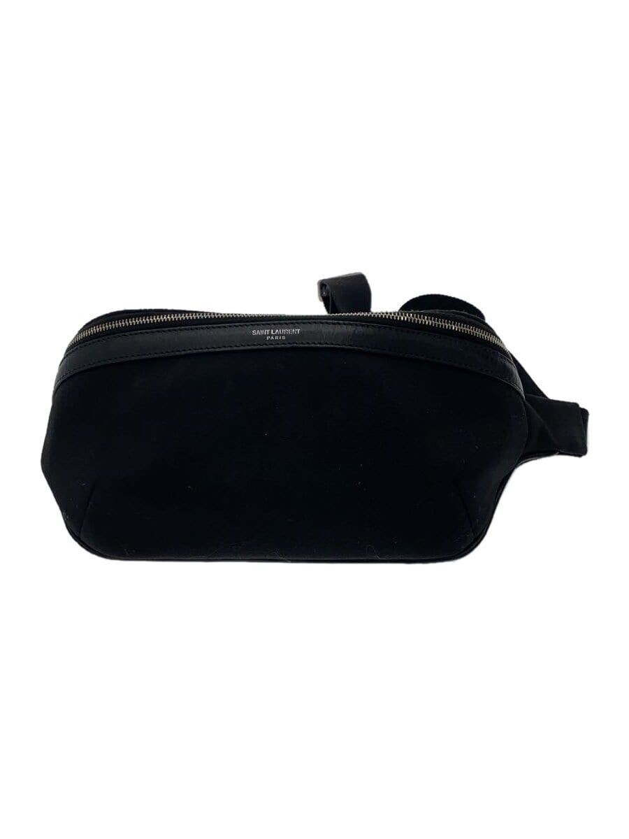 SAINT LAURENT borsa in vita cintura classica tela nera usata