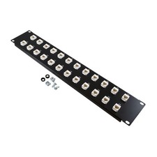 NavePoint 2U (3.5) 19 Inch Panel with 24 Cat6...