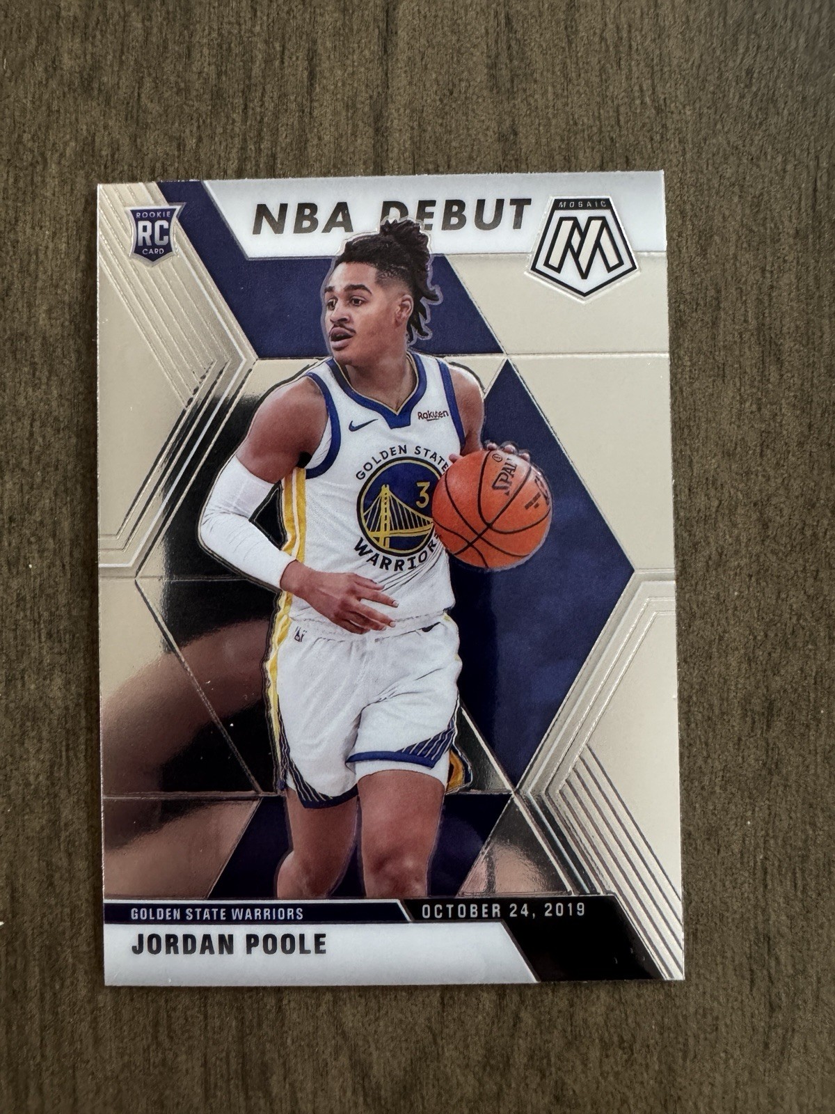 2019-20 Panini Mosaic - NBA Debut Jordan Poole #261 (RC)