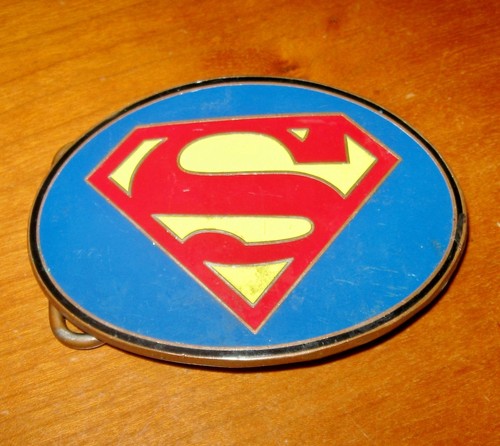 DC Comics Superman Buckle GTO Design Studio Superman Logo Super Hero Belt Buckle