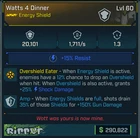 Borderlands 4 • Legendary Shield • Watts 4 Dinner • Amp 150 • Lvl 60 • PS PC XB