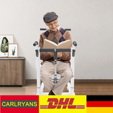 Weiß Hydraulischer Patientenlift-rollstuhl Tragfähigkeit 100kg Sitzhöhe 43-65cm