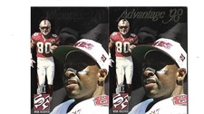 JERRY RICE 1998 COLLECTORS EDGE BASE #150 AND MATCHING ***50 POINT***  FREE SHIP