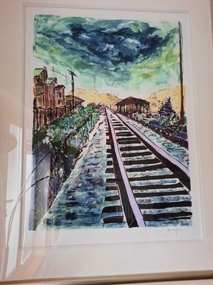 *RARE* Bob Dylan Train Tracks 2020 *GREEN* - Hand Signed Limited Edition