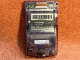 Nintendo Game Boy Color Atomic Purple System Console Handheld CGB 001 Tested!