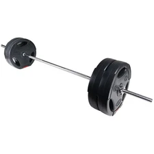 Signature Fitness Vinyl Standard 1-Inch Plate Weight Plate for Strength Train...