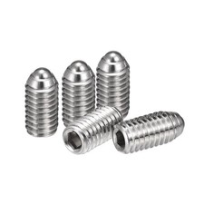 M6 x 12mm 304 Stainless Steel Spring Hex Socket Ball Point Set Screws 20pcs