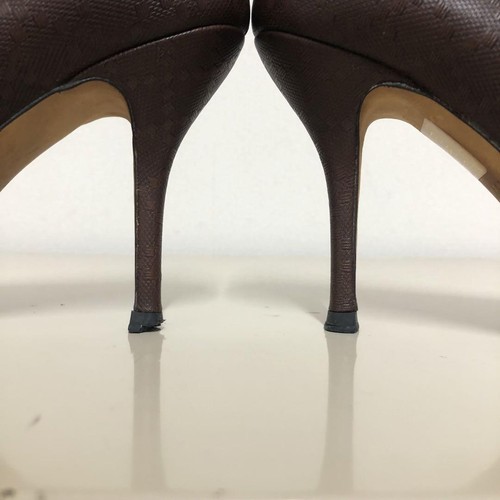Gucci Czółenka Buty na obcasie Brązowe Prawdziwa skóra Rozmiar 35,5 US Około 5,5 Dla kobiet - Zdjęcie 16 z 24