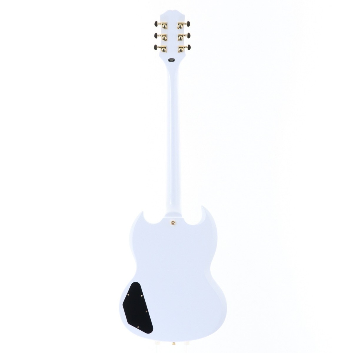 Epiphone SG ベース（ホワイト）＋ ソフトケース付き Epiphone Inspired by Gibson SG Custom Alpine White Used 2025 Ebony