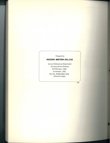 Suzuki Service Manual - DS80 - 1980-1985 - 9950020012-03E - Picture 3 of 6
