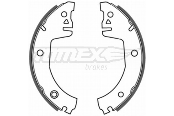 Tomex Brakes Bremsbackensatz TX 20-08 FüR Favorit Skoda 781 Forman 785 Pick Up-image