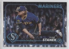 2024 Topps Update Silver Crackle Foilboard Ryne Stanek #US121 b2t